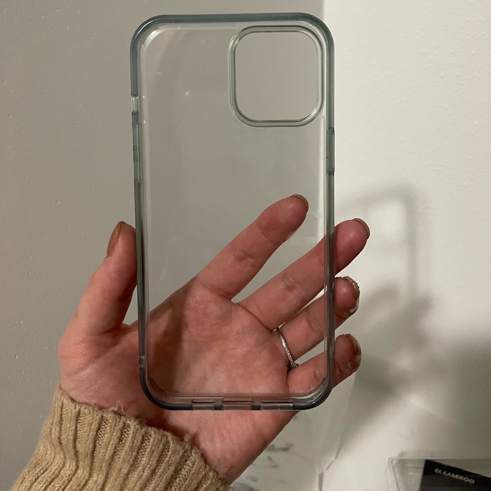 iPhone 12 Pro Max Case, Clear, w/stand